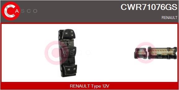Casco CWR71076GS Przycisk podnośnika szyby CWR71076GS: Dobra cena w Polsce na 2407.PL - Kup Teraz!