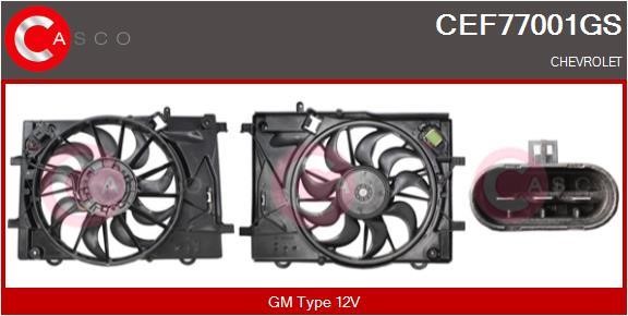 Casco CEF77001GS Electric Motor, radiator fan CEF77001GS: Buy near me at 2407.PL in Poland at an Affordable price!