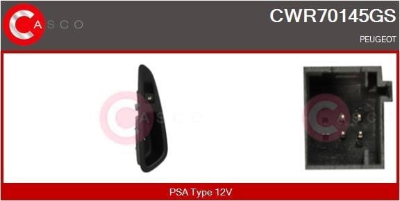 Casco CWR70145GS Кнопка стеклоподъёмника CWR70145GS: Отличная цена - Купить в Польше на 2407.PL!