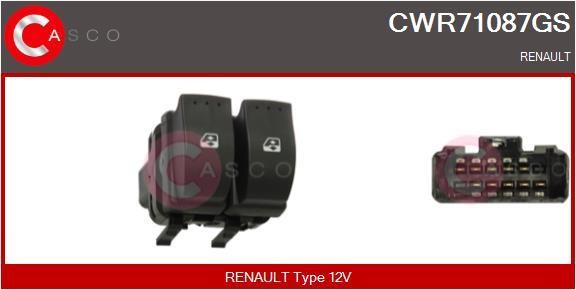Casco CWR71087GS Power window button CWR71087GS: Buy near me in Poland at 2407.PL - Good price!