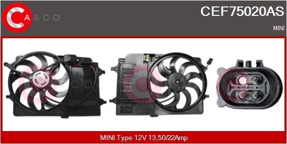 Casco CEF75020AS Электродвигатель, вентилятор радиатора CEF75020AS: Отличная цена - Купить в Польше на 2407.PL!