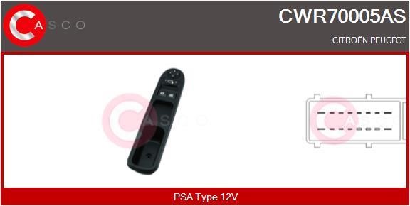 Casco CWR70005AS Window regulator button block CWR70005AS: Buy near me in Poland at 2407.PL - Good price!