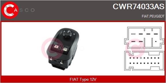 Casco CWR74033AS Window regulator button block CWR74033AS: Buy near me in Poland at 2407.PL - Good price!