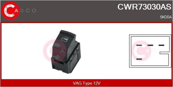 Casco CWR73030AS Power window button CWR73030AS: Buy near me at 2407.PL in Poland at an Affordable price!