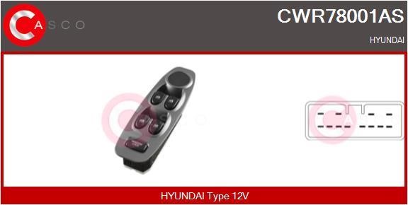 Casco CWR78001AS Blok przycisków podnośnika szyby CWR78001AS: Dobra cena w Polsce na 2407.PL - Kup Teraz!