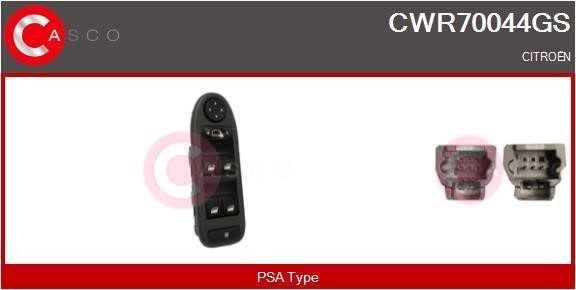 Casco CWR70044GS Przycisk podnośnika szyby CWR70044GS: Dobra cena w Polsce na 2407.PL - Kup Teraz!