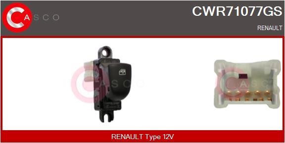 Casco CWR71077GS Кнопка стеклоподъёмника CWR71077GS: Отличная цена - Купить в Польше на 2407.PL!