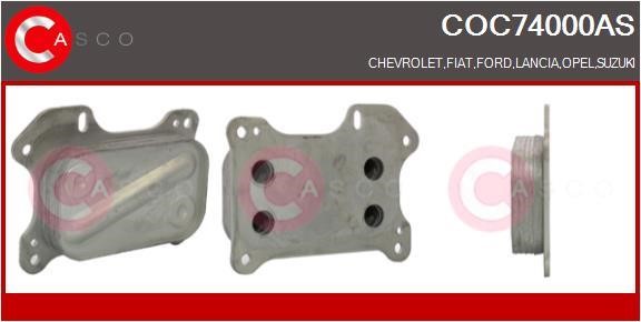 Casco COC74000AS Oil Cooler, engine oil COC74000AS: Buy near me in Poland at 2407.PL - Good price!