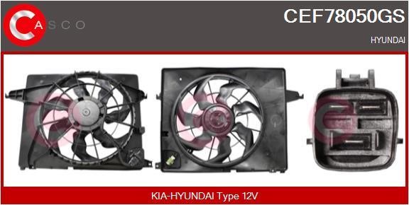 Casco CEF78050GS Electric Motor, radiator fan CEF78050GS: Buy near me in Poland at 2407.PL - Good price!