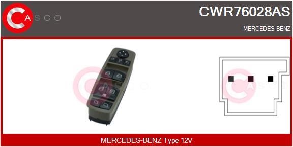 Casco CWR76028AS Блок кнопок склопідйомників CWR76028AS: Приваблива ціна - Купити у Польщі на 2407.PL!