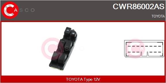 Casco CWR86002AS Блок кнопок стеклоподъемников CWR86002AS: Отличная цена - Купить в Польше на 2407.PL!