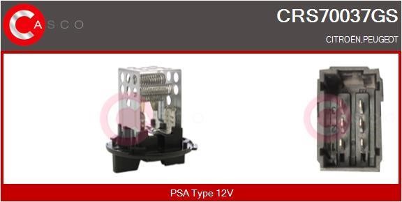 Casco CRS70037GS Сопротивление, вентилятор салона CRS70037GS: Отличная цена - Купить в Польше на 2407.PL!