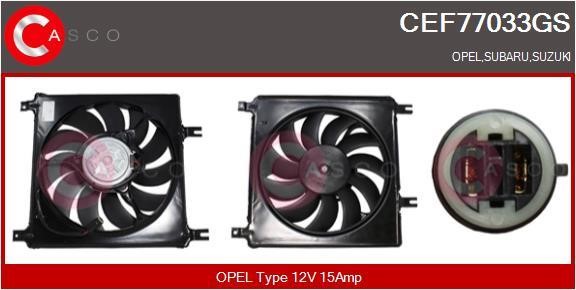 Casco CEF77033GS Электродвигатель, вентилятор радиатора CEF77033GS: Отличная цена - Купить в Польше на 2407.PL!