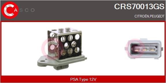 Casco CRS70013GS Vorwiderstand, Elektromotor-Kühlerlüfter CRS70013GS: Kaufen Sie zu einem guten Preis in Polen bei 2407.PL!