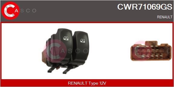 Casco CWR71069GS Power window button CWR71069GS: Buy near me in Poland at 2407.PL - Good price!
