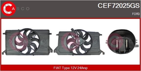 Casco CEF72025GS Электродвигатель, вентилятор радиатора CEF72025GS: Отличная цена - Купить в Польше на 2407.PL!
