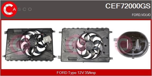 Casco CEF72000GS Электродвигатель, вентилятор радиатора CEF72000GS: Купить в Польше - Отличная цена на 2407.PL!