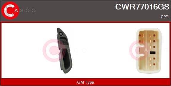 Casco CWR77016GS Кнопка склопідіймача CWR77016GS: Приваблива ціна - Купити у Польщі на 2407.PL!