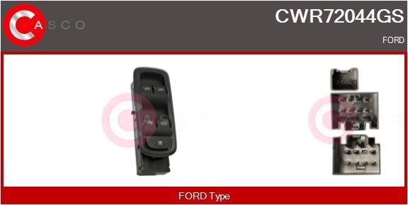Casco CWR72044GS Блок кнопок склопідйомників CWR72044GS: Приваблива ціна - Купити у Польщі на 2407.PL!