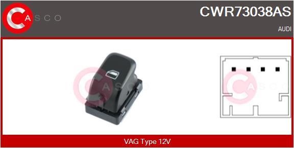 Casco CWR73038AS Power window button CWR73038AS: Buy near me in Poland at 2407.PL - Good price!