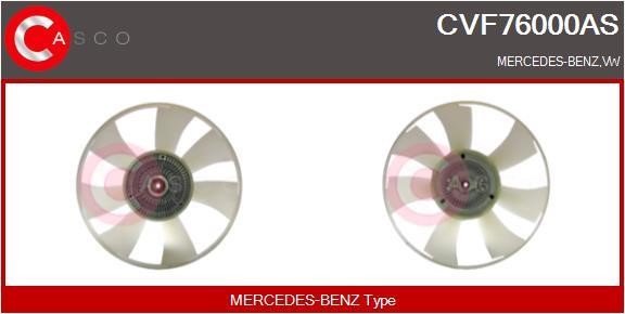 Casco CVF76000AS Сцепление, вентилятор радиатора CVF76000AS: Отличная цена - Купить в Польше на 2407.PL!