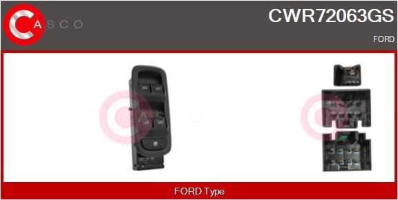 Casco CWR72063GS Blok przycisków podnośnika szyby CWR72063GS: Dobra cena w Polsce na 2407.PL - Kup Teraz!