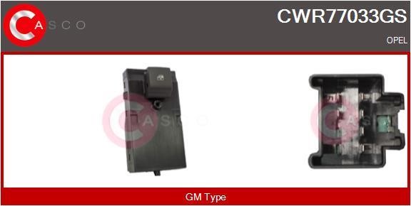 Casco CWR77033GS Power window button CWR77033GS: Buy near me in Poland at 2407.PL - Good price!