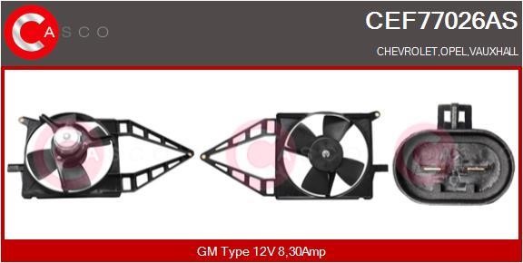Casco CEF77026AS Електродвигун, вентилятор радіатора CEF77026AS: Приваблива ціна - Купити у Польщі на 2407.PL!