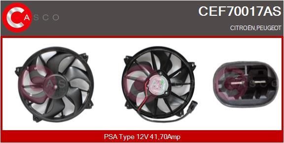 Casco CEF70017AS Электродвигатель, вентилятор радиатора CEF70017AS: Отличная цена - Купить в Польше на 2407.PL!