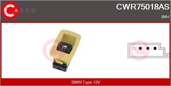 Casco CWR75018AS Power window button CWR75018AS: Buy near me in Poland at 2407.PL - Good price!