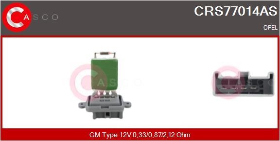 Casco CRS77014AS Resistor, interior blower CRS77014AS: Buy near me in Poland at 2407.PL - Good price!