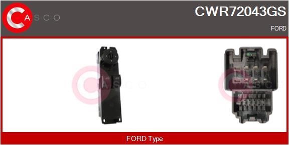 Casco CWR72043GS Блок кнопок стеклоподъемников CWR72043GS: Отличная цена - Купить в Польше на 2407.PL!