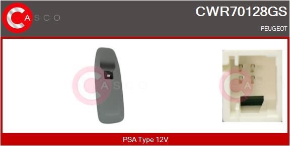 Casco CWR70128GS Przycisk podnośnika szyby CWR70128GS: Dobra cena w Polsce na 2407.PL - Kup Teraz!