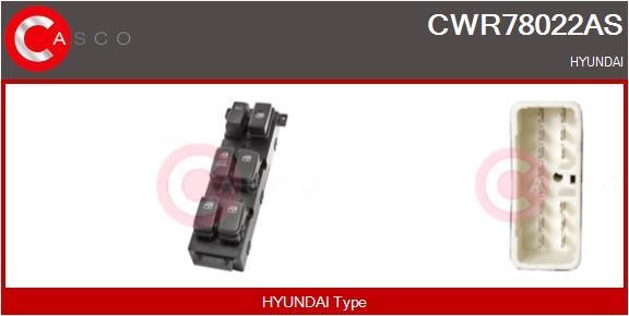 Casco CWR78022AS Кнопка стеклоподъёмника CWR78022AS: Отличная цена - Купить в Польше на 2407.PL!