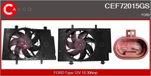 Casco CEF72015GS Электродвигатель, вентилятор радиатора CEF72015GS: Отличная цена - Купить в Польше на 2407.PL!