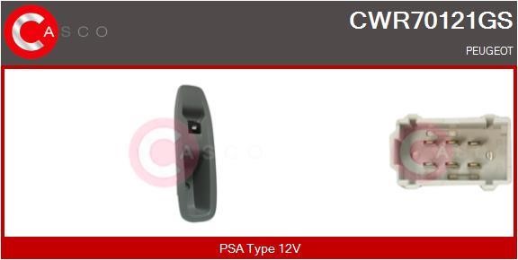 Casco CWR70121GS Przycisk podnośnika szyby CWR70121GS: Dobra cena w Polsce na 2407.PL - Kup Teraz!