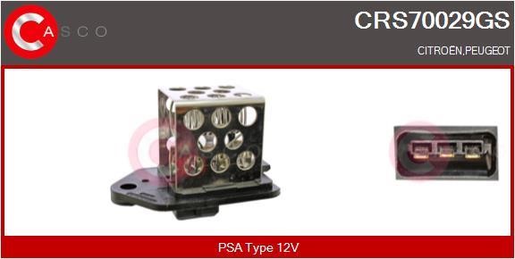 Casco CRS70029GS Дополнительный резистор, электромотор - вентилятор радиатора CRS70029GS: Отличная цена - Купить в Польше на 2407.PL!