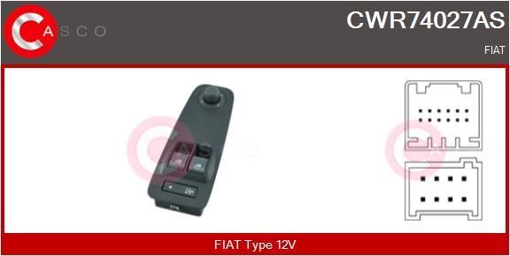 Casco CWR74027AS Window regulator button block CWR74027AS: Buy near me in Poland at 2407.PL - Good price!