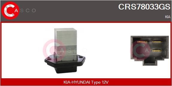 Casco CRS78033GS Сопротивление, вентилятор салона CRS78033GS: Отличная цена - Купить в Польше на 2407.PL!