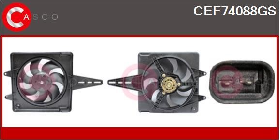 Casco CEF74088GS Электродвигатель, вентилятор радиатора CEF74088GS: Отличная цена - Купить в Польше на 2407.PL!