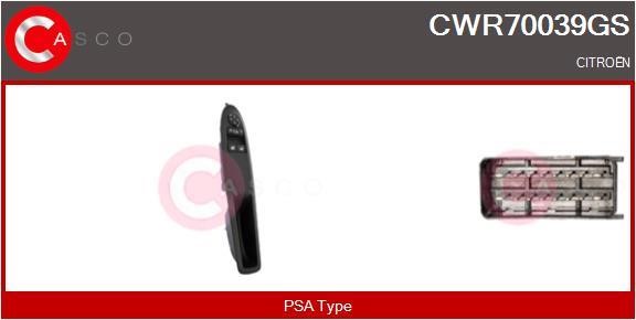 Casco CWR70039GS Power window button CWR70039GS: Buy near me in Poland at 2407.PL - Good price!