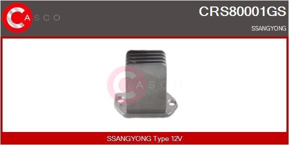 Casco CRS80001GS Resistor, interior blower CRS80001GS: Buy near me in Poland at 2407.PL - Good price!