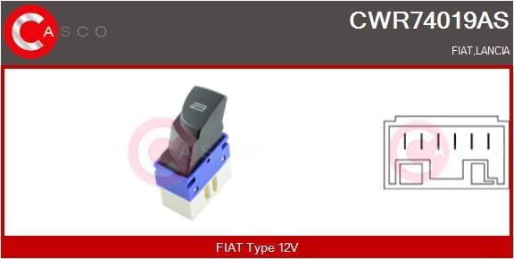 Casco CWR74019AS Power window button CWR74019AS: Buy near me in Poland at 2407.PL - Good price!