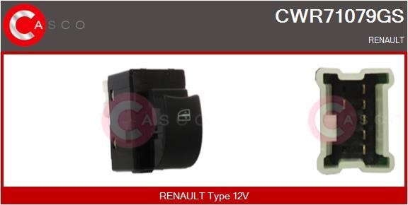 Casco CWR71079GS Кнопка стеклоподъёмника CWR71079GS: Отличная цена - Купить в Польше на 2407.PL!