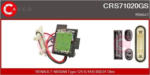 Casco CRS71020GS Сопротивление, вентилятор салона CRS71020GS: Купить в Польше - Отличная цена на 2407.PL!