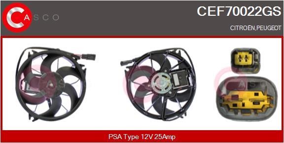 Casco CEF70022GS Electric Motor, radiator fan CEF70022GS: Buy near me in Poland at 2407.PL - Good price!