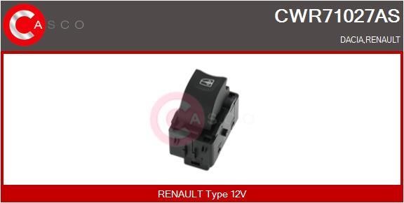Casco CWR71027AS Power window button CWR71027AS: Buy near me in Poland at 2407.PL - Good price!