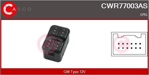 Casco CWR77003AS Window regulator button block CWR77003AS: Buy near me in Poland at 2407.PL - Good price!