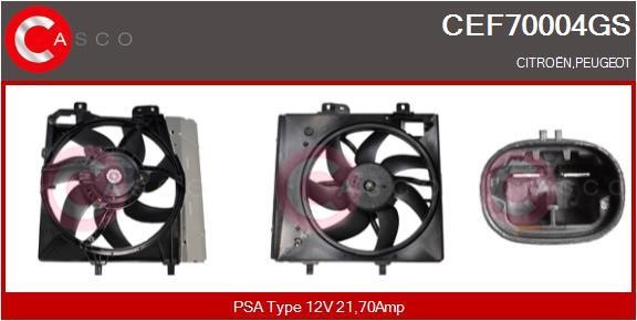 Casco CEF70004GS Electric Motor, radiator fan CEF70004GS: Buy near me in Poland at 2407.PL - Good price!
