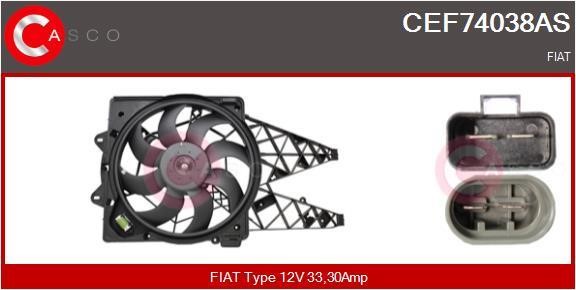 Casco CEF74038AS Електродвигун, вентилятор радіатора CEF74038AS: Приваблива ціна - Купити у Польщі на 2407.PL!